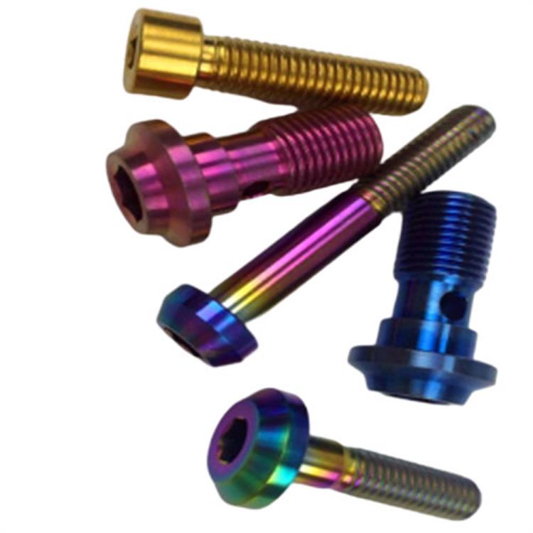 Gr5 Titanium Ti6AL4V csavarok csavarok rögzítők motorkerékpárokhoz