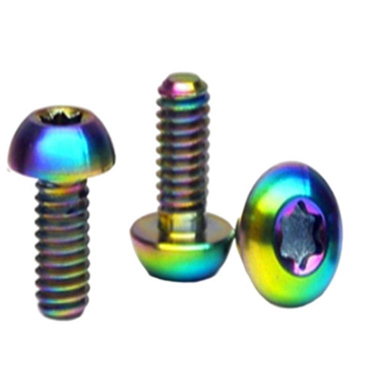 M3 M4 M5 M6 M8 M10 GR2 GR5 torx fejű Titán csavarok kerékpárhoz