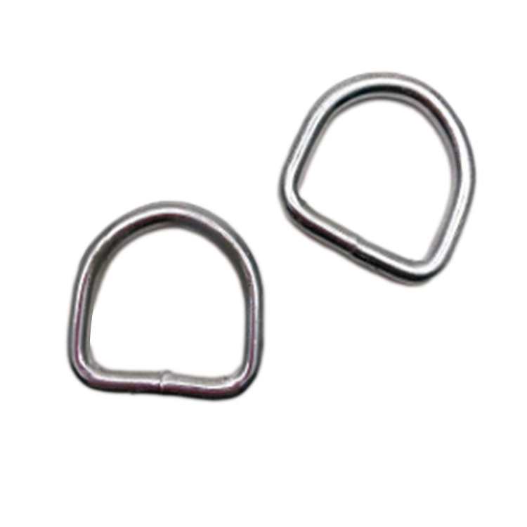Elektrogalvanizálás nagykereskedelmi 6X40mm fém D Gyűrű poggyászhoz