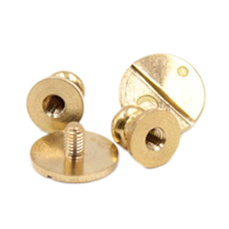 Új design Solid Brass Sam Brown Button Stud Bőrhöz Új design Solid Brass Sam Brown Button Stud Bőrhöz