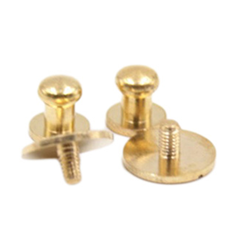 Új design Solid Brass Sam Brown Button Stud Bőrhöz Új design Solid Brass Sam Brown Button Stud Bőrhöz