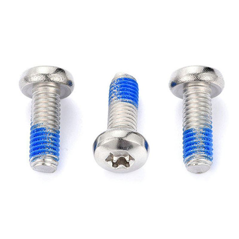 M3 Kerek fejű torx gépcsavar nylon tapasszal M3 Kerek fejű torx gépcsavar nylon tapasszal