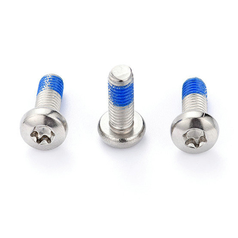 M3 Kerek fejű torx gépcsavar nylon tapasszal