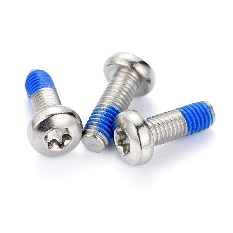 M3 Kerek fejű torx gépcsavar nylon tapasszal M3 Kerek fejű torx gépcsavar nylon tapasszal